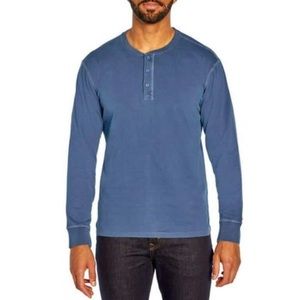 Gap Men’s 100% Cotton Long Sleeve Henley Shirt